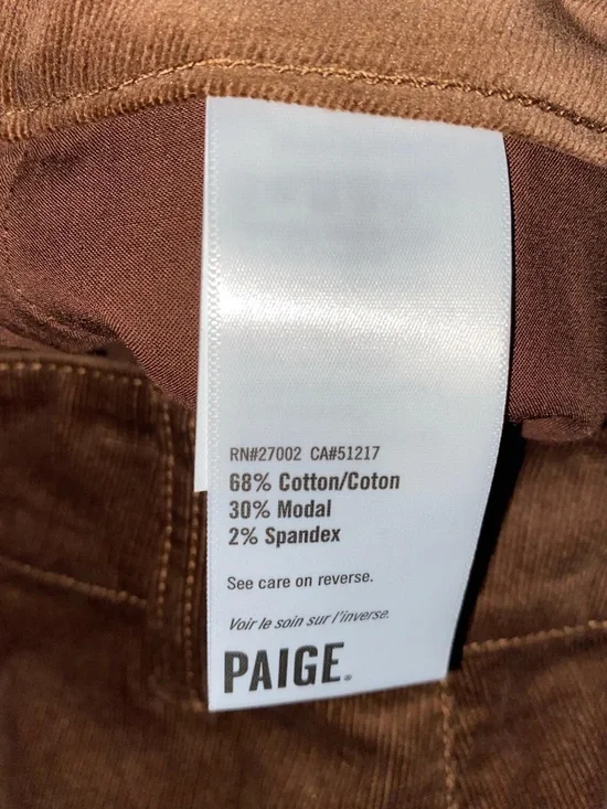 Paige $269 Meadow Brown Corduroy Midi Pencil Skirt | Size 4 NWOT - Picture 10 of 13